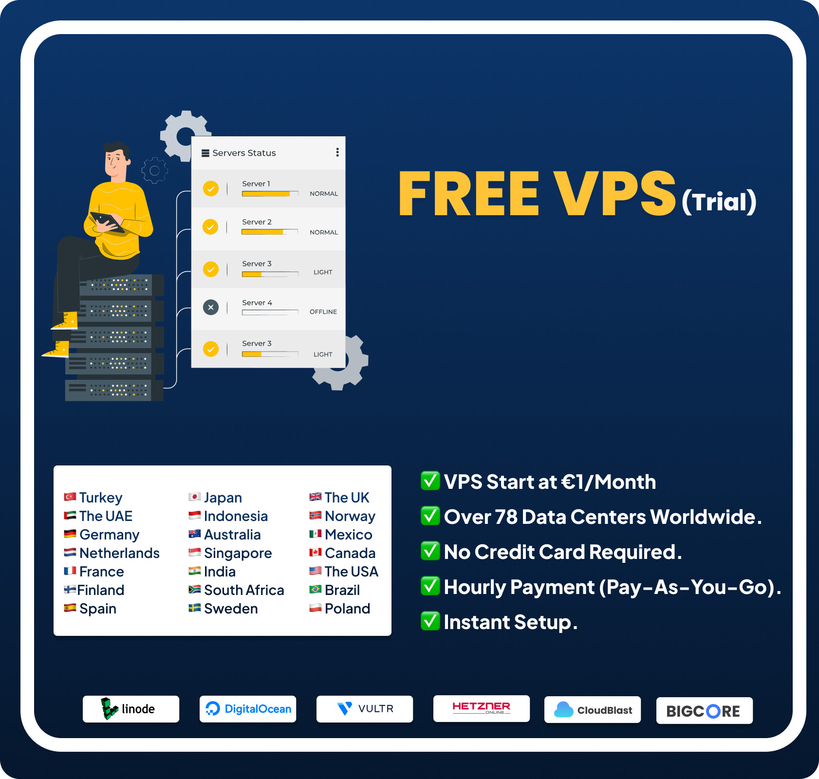 Caasify 免费 VPS